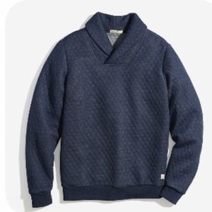 Marine Layer Quilted Shawl Collar Pullover